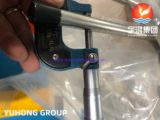ASTM A213 TP316L Tubo ricoperto di acciaio inossidabile trasparente senza saldatura
