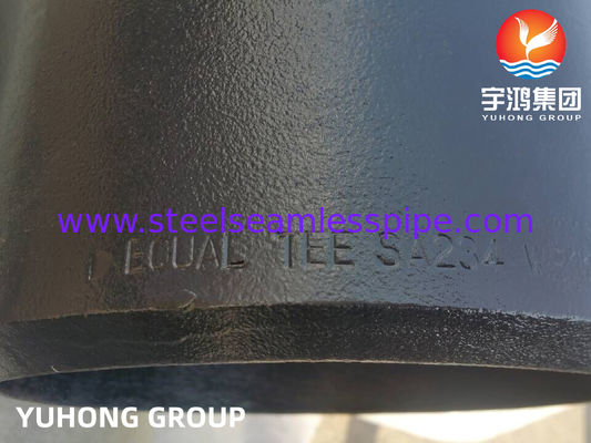 ASTM A234 WP11 Legatura di acciaio Butt Weld Tee ASME B16.9 per tubature ad alta temperatura