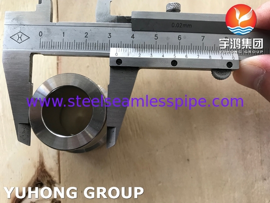 Inserto ASTM A182 F304, Raccordo a saldatura a tasca B16.11, In sistemi di tubazioni ad alta pressione