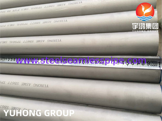 Tubo senza saldatura in acciaio inossidabile ASTM B677 TP904L UNS N08904