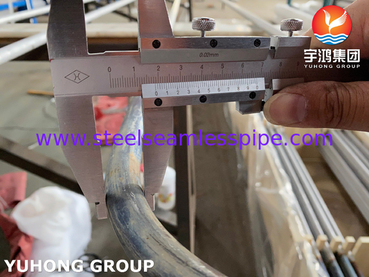 Tubo in acciaio duplex SMLS U Bend ASME SA789 UNS S32205 per scambiatori di calore