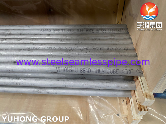 Tubo in acciaio duplex SMLS U Bend ASME SA789 UNS S32205 per scambiatori di calore
