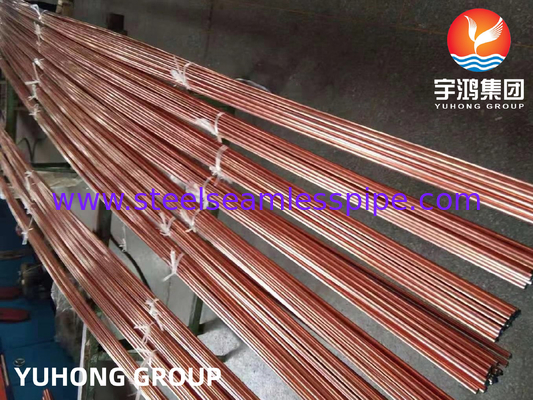ASTM B111 C12200 Tubo per scambiatori di calore senza saldatura in rame