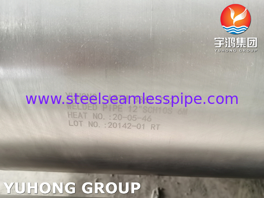 ASTM B862 Gr 2 Ti2 UNS R50400 Tubo saldato in lega di titanio