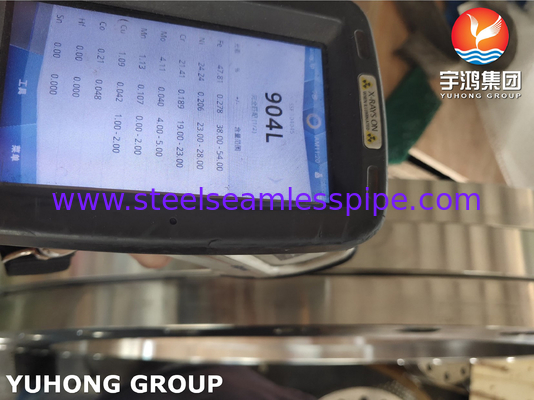 ASTM A240 F904L, UNS N08904, AWWA C207 Acciaio inossidabile scivolo su flange, superficie piatta
