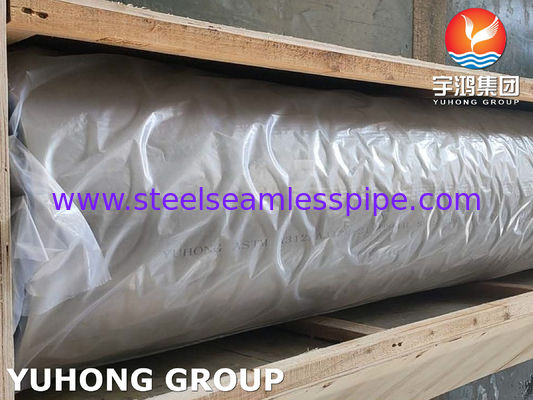 Condensatore tubo di acciaio di grande diametro tubo senza cuciture e tubo EN10216-5 materiale TP310S,904L