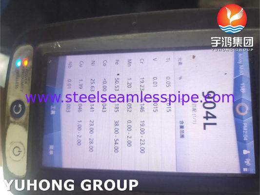 Condensatore tubo di acciaio di grande diametro tubo senza cuciture e tubo EN10216-5 materiale TP310S,904L