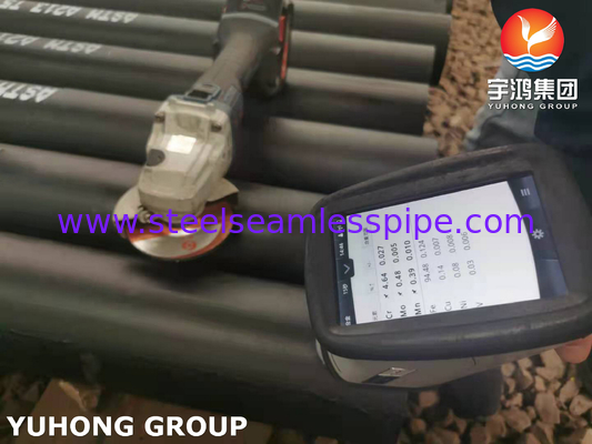 Tubo senza cuciture in acciaio legato a super riscaldamento, ASTM A213 Gr.T5, utilizzato in impianti di generazione di energia