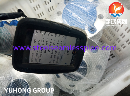 ASTM A182 F347, UNS S34700 Flange di collo di saldatura in acciaio inossidabile, faccia sollevata, ASME B16.5