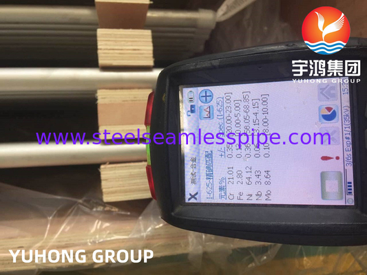 ASTM B444 Lega 625 (UNS N06625) Tubo a piega U senza saldatura per scambiatori di calore