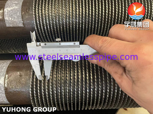 Tubo a pinne serrato ASTM A335 Gr. P9 Acciaio in lega tubo a pinne per scambiatori di calore HFW