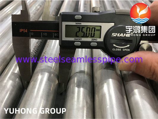 ASME SB622 N06022 Tubo senza cuciture in acciaio in lega di nichel C22 Hastelloy