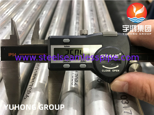 ASME SB622 N06022 Tubo senza cuciture in acciaio in lega di nichel C22 Hastelloy