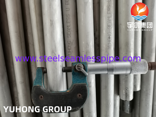 ASME SA213 TP316L Tubo di piegatura U in acciaio inossidabile per scambiatori di calore e caldaie