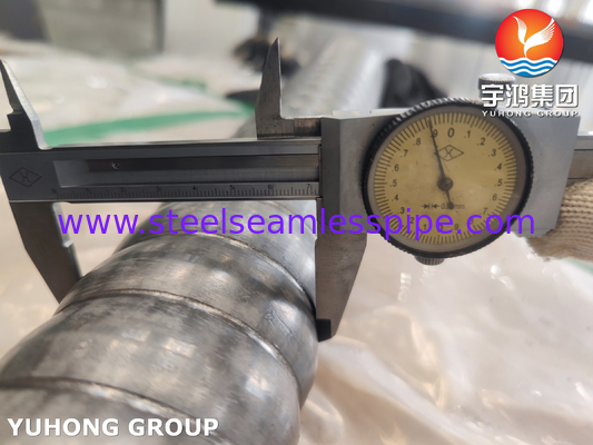 ASTM A213 TP310S Tubi corrugati in acciaio inossidabile / tubo per scambiatori di calore CSST