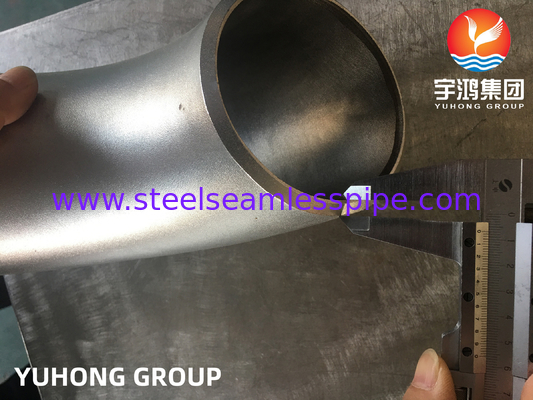 ASTM A403 / ASME SA403 WPS31254 Acciaio inossidabile con montatura senza saldatura a gomito Buttwelded B16.9