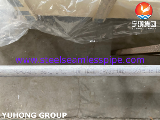 Tubo per scambiatori di calore senza saldatura in acciaio inossidabile duplex ASTM A789 / ASME SA789 S32205