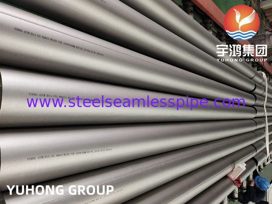 ASTM B514 Inconel 800H UNS N08800 Tubo saldato in lega di nichel inconel per la lavorazione del gas