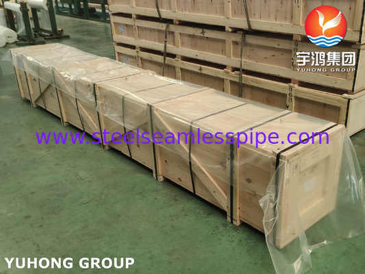 ASME SB111 CuZn20Al2 / CZ110 / UNS C68700 Tubo senza saldatura in ottone di alluminio