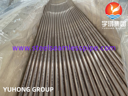 ASME SB111 UNS C70600 CuNi 90/10 tubo senza saldatura in lega di rame e nichel
