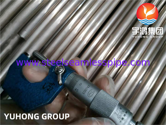 ASME SB111 UNS C70600 CuNi 90/10 tubo senza saldatura in lega di rame e nichel