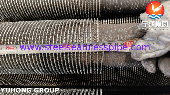 ASTM A335 Gr P9 Tubo a pinna serrata in acciaio legato per forni