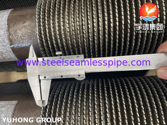ASTM A335 Gr P9 Tubo a pinna serrata in acciaio legato per forni