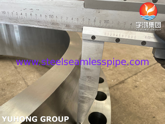ASTM A105 / A105N Componente di scambiatore di calore per flange del corpo in acciaio al carbonio forgiato