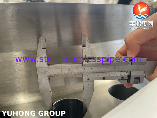 ASTM A105 / A105N Componente di scambiatore di calore per flange del corpo in acciaio al carbonio forgiato