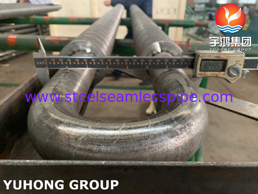 Tubo alettato HFW, ASTM A106 Gr.B, tubo alettato con curvatura a U
