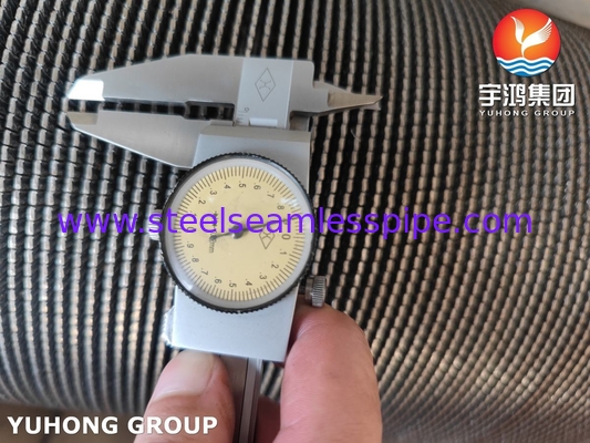 HFW tubo a pinne serrate ASTM A312 TP347 Economizer Alta efficienza di trasferimento di calore