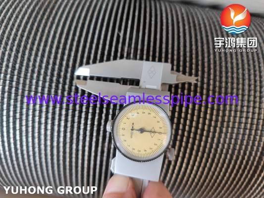 HFW tubo a pinne serrate ASTM A312 TP347 Economizer Alta efficienza di trasferimento di calore