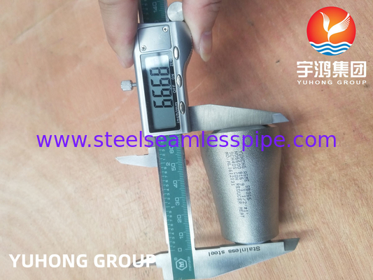 ASTM B366 Inconel 600 / UNS N06600 Fitture di saldatura a nastri con riduttore concentrico in lega di nichel