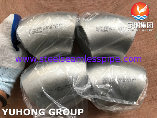 ASTM A403 WP304L Acciaio inossidabile a gomito con montatura per cuffia ASME B 16.9