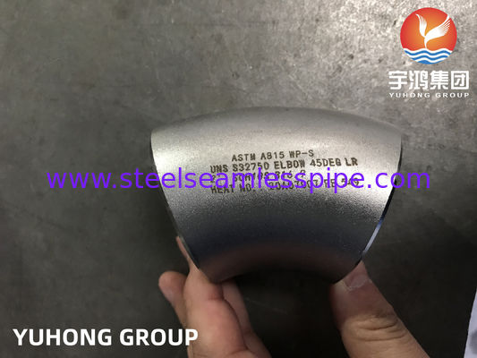 ASTM A815 WP-S UNS S32750 S32760 Elbow 90DEG LR 2'' SCH10S Tubi per gas e petrolio, vapore d'aria, gas di petrolio, acqua B16.9