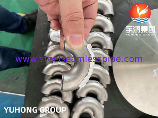 ASTM B366 N06022 Fittings in acciaio Hastelloy C22 180 gradi9