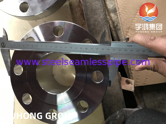 ASTM A182 F51 Flancetta a collo di saldatura in acciaio duplex RF B16.5 per petrolio e gas