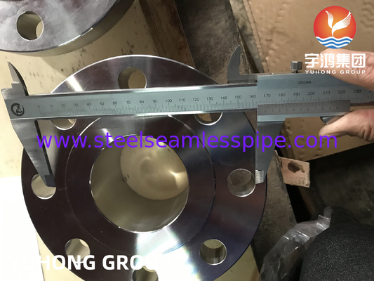ASTM A182 F51 Flancetta a collo di saldatura in acciaio duplex RF B16.5 per petrolio e gas