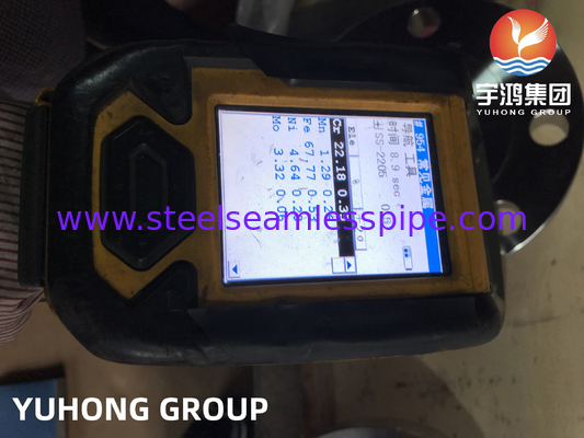 ASTM A182 F51 Flancetta a collo di saldatura in acciaio duplex RF B16.5 per petrolio e gas