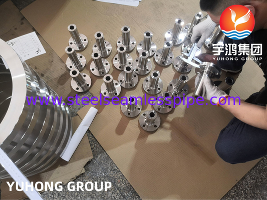 ASME SB564 Monel 400 (UNS N04400, 2.4360) Flange di collo a saldatura lunga in lega di nichel