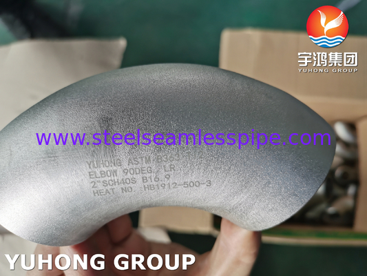 ASTM B363 WPT2 Raccordo a saldare di testa in acciaio legato al titanio ASME B16.9
