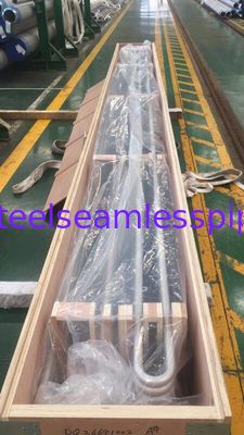 ASME SA213/SA213M-2013a, metropolitana 19,05 millimetro X 1.65MM della curva ad U dell'acciaio inossidabile UNS/di TP904L NO8904