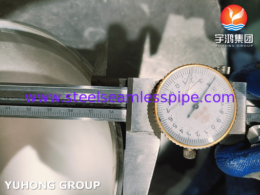 EN10253-4 1.4404 WP316L Fittings di tubi in acciaio inossidabile per impianti di trattamento delle acque