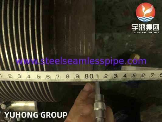 ASTM EN DIN ASTM A106 Gr.B A335 P5 P9 A312 TP304 317L Tubi a pinne a spillo