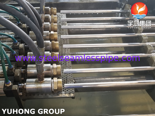 ASTM A249 / ASME SA249 TP304 Tubo saldato in acciaio inossidabile, brillante ricoperto, fine semplice