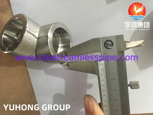 ASTM A182 F304 Acciaio inossidabile forgiato con misura 90 DEG.11