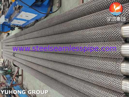 ASTM A335 P5 P9 P11 P22 P91 Tubo a pinne in acciaio legato per scambiatori di calore