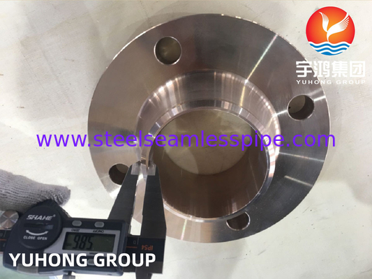 ASTM B151 C70600 1-1/4&quot; SCH40 #150 WN Flanges in rame e nichel ASME B16.5