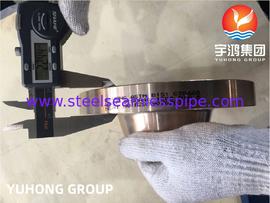 ASTM B151 C70600 1-1/4&quot; SCH40 #150 WN Flanges in rame e nichel ASME B16.5