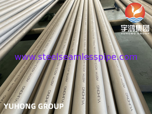 ASME SA213 TP316L 35x2x8000MM Tubo di caldaia in salamoia senza cuciture per scambiatori di calore